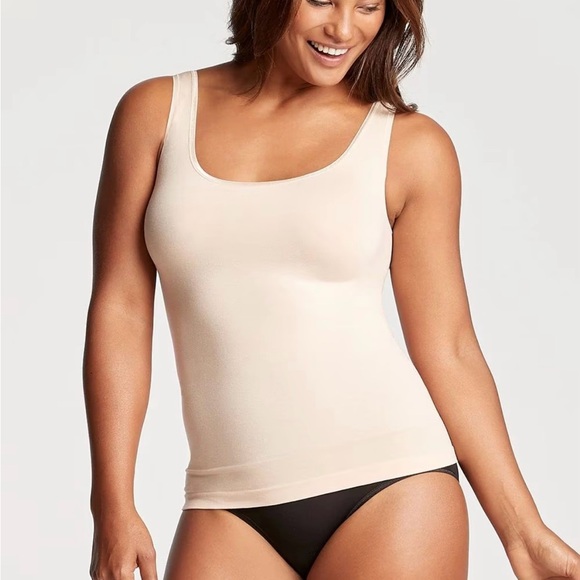 Yummie by Heather Thomson Cream Shapewear Tank - Picture 1 of 4